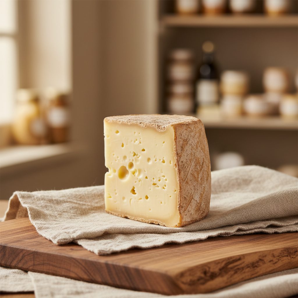 Tomme de chèvre aux fleurs